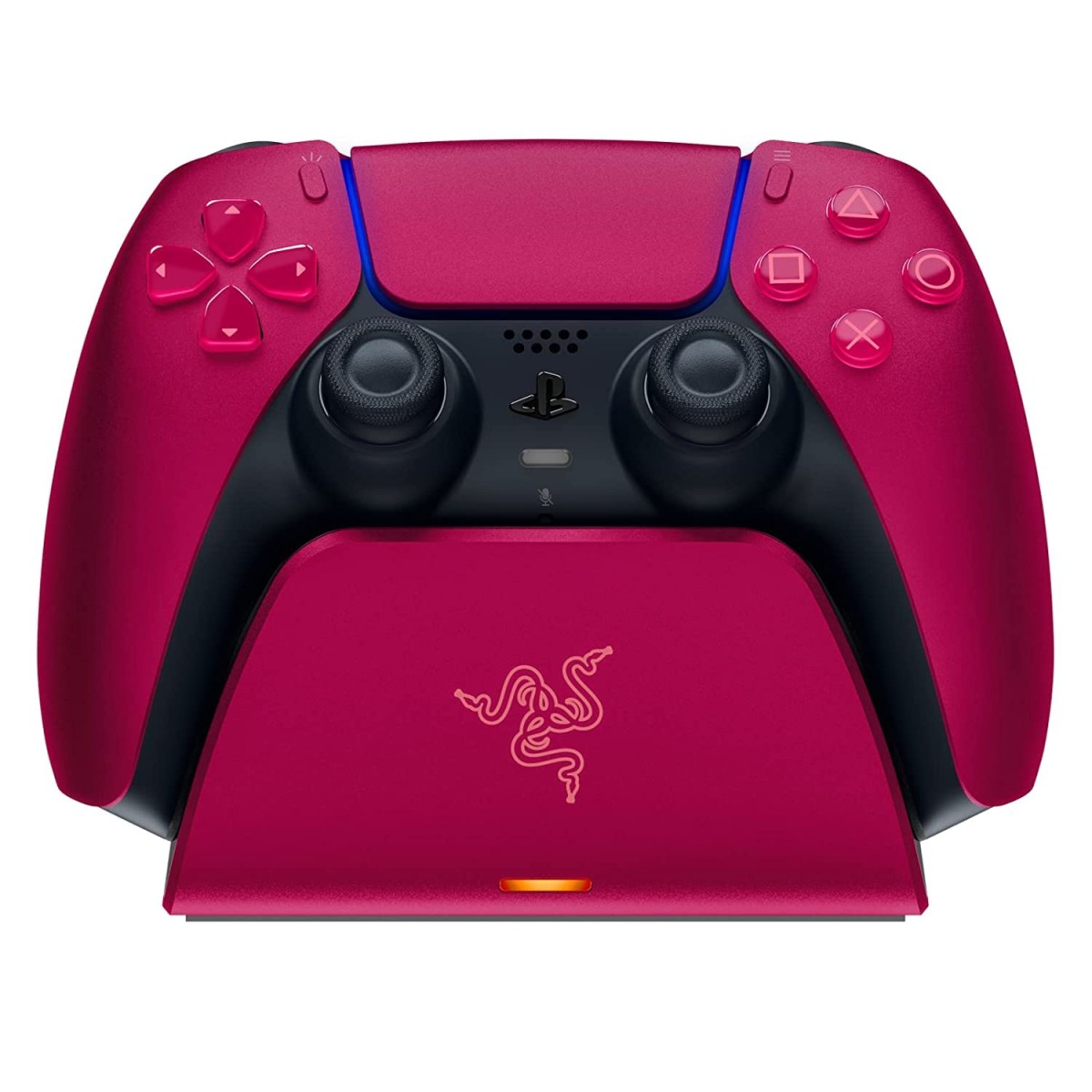Razer Quick Charging Stand for Play Station 5 DualSense Wireless Controller - Red - RC21-01900300-R3M1