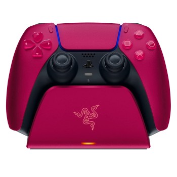Razer Quick Charging Stand for Play Station 5 DualSense Wireless Controller - Red - RC21-01900300-R3M1