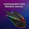 Redgear A-17 Gaming Mouse with Upto 6400 DPI, RGB Lighting and Braided Cable Black