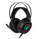 Redgear Cloak Wired RGB Gaming Headphones with Microphone for PC Black