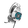 Redgear Cosmo 7.1 USB Wired Gaming Headphones with RGB LED Effect (White)