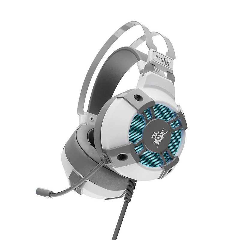 Redgear Cosmo 7.1 USB Wired Gaming Headphones with RGB LED Effect (White)