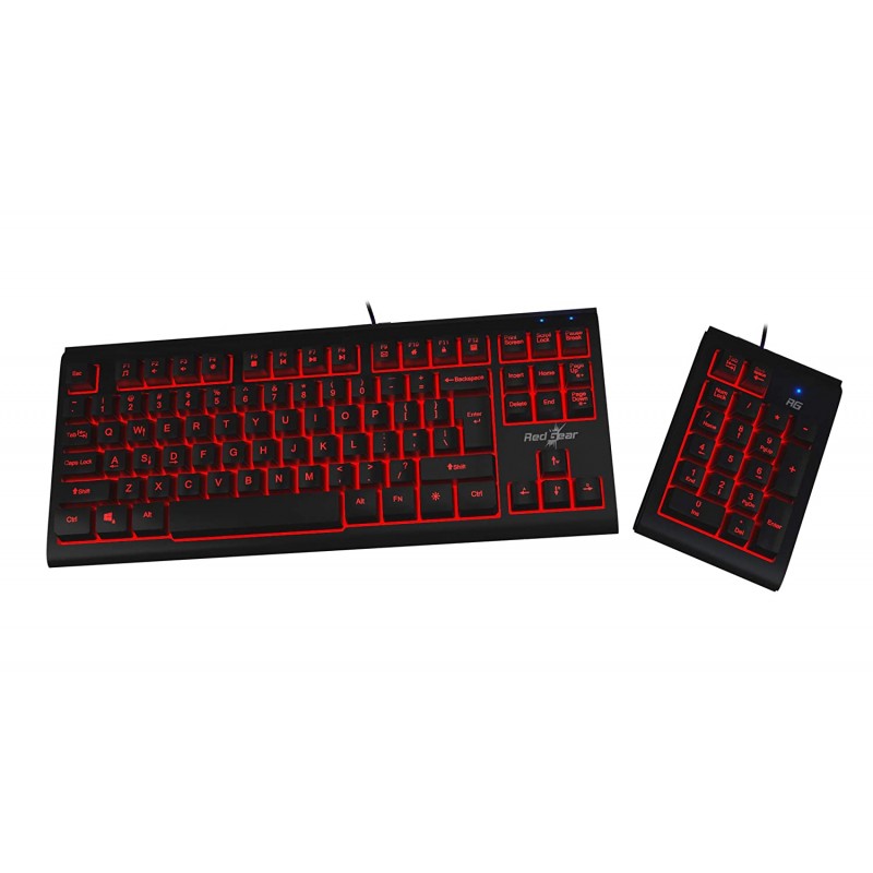 Redgear Dual Hammer Keyboard+ Large RGB Mousepad