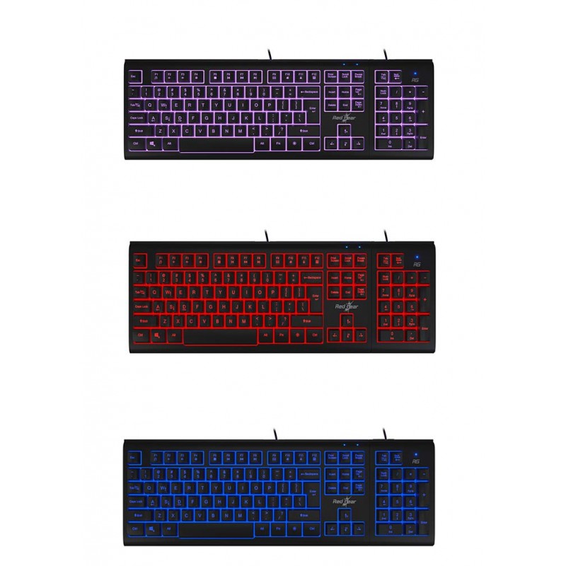 Redgear Dual Hammer Keyboard+ Large RGB Mousepad