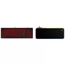 Redgear Dual Hammer Keyboard+ Large RGB Mousepad