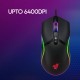 Redgear F-15 Wired Optical Gaming Mouse with Running RGB LEDs, 5 Million Durable Click Switches and Upto 6400 dpi for PC Gamers