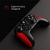 Redgear MS-150 Wireless Gamepad with 2.4GHz Wireless Technology PC Blood Red