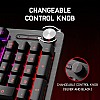 Redgear MT02 Keyboard with LED Modes, Windows Key Lock, Floating & Double Injected Keycaps (Black)