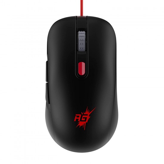 Redgear X12 v2 Wired Gaming Mouse with RGB & Macro (Black)