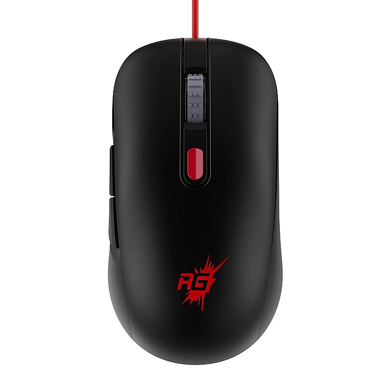 Redgear X12 v2 Wired Gaming Mouse with RGB & Macro (Black)