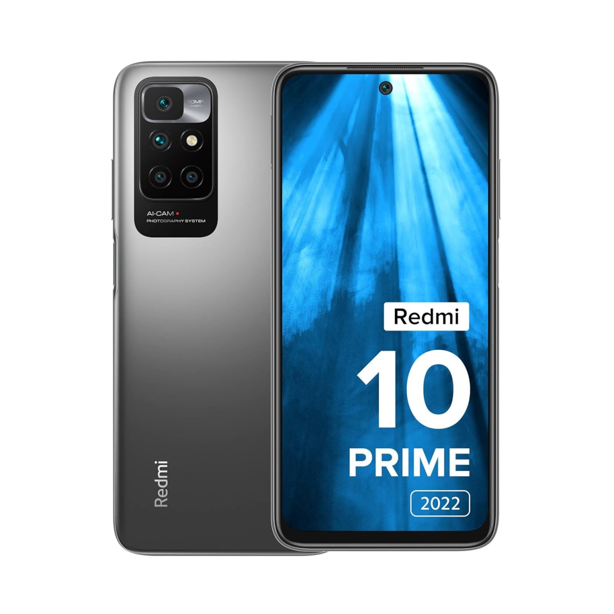 Redmi 10 Prime 2022 ( 4GB RAM, 64GB Storage) |Helio G88 with extendable RAM Upto 2GB |FHD+ 90Hz Adaptive Sync Display|50 MP Quad Camera (refurbished)