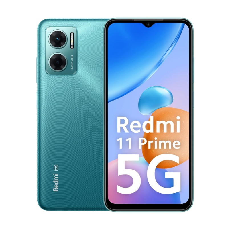 Redmi 11 Prime 5G (Meadow Green, 6GB RAM, 128GB Storage) | Prime Design | MTK Dimensity 700 | 50 MP Dual Cam | 5000mAh | 7 Band 5G