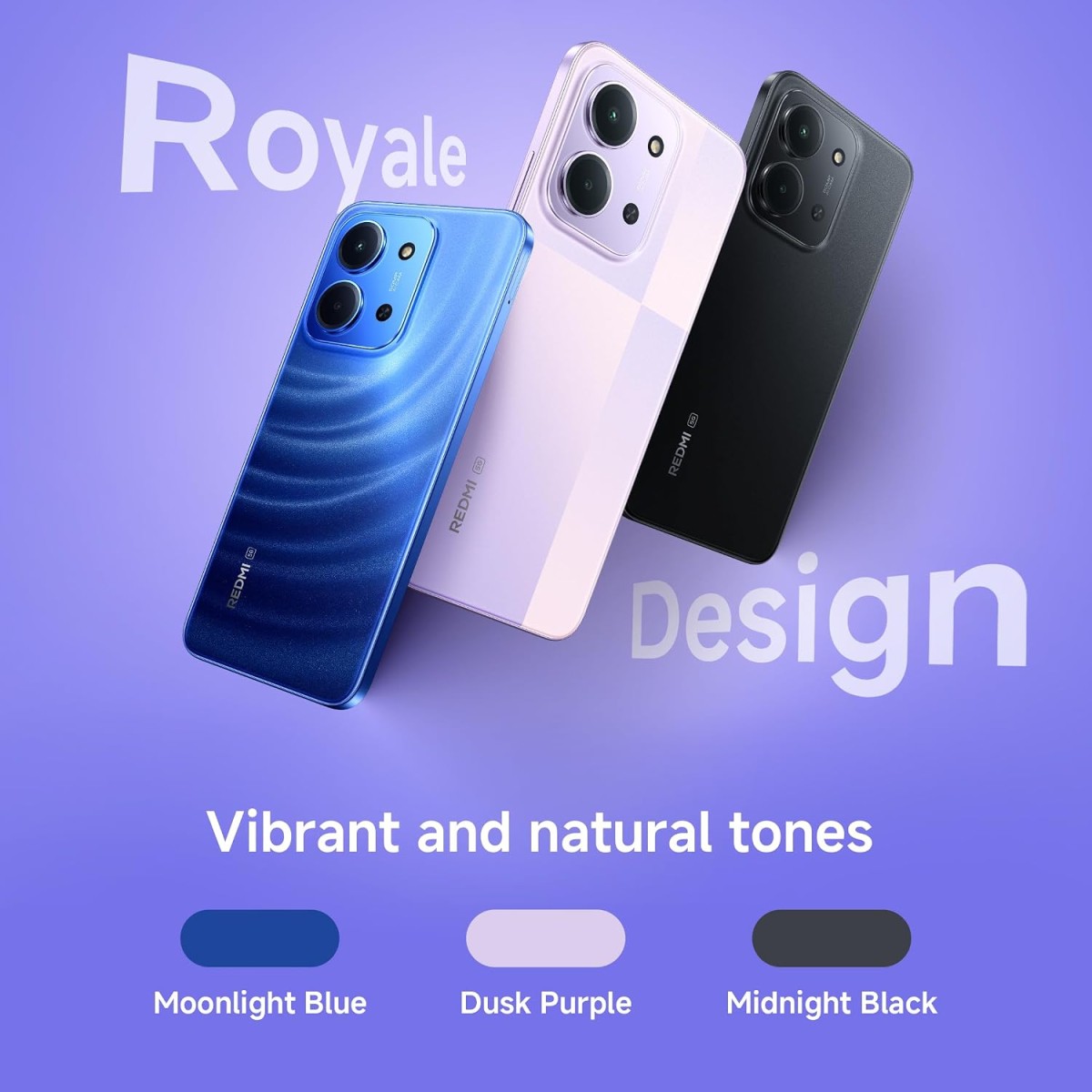 (Refurbished) Redmi 15C 5G Prime Edition Moonlight Blue 4GB + 128GB | Massive 6000mAh Battery | Segment's Largest Display 17.53cm Up to 120Hz