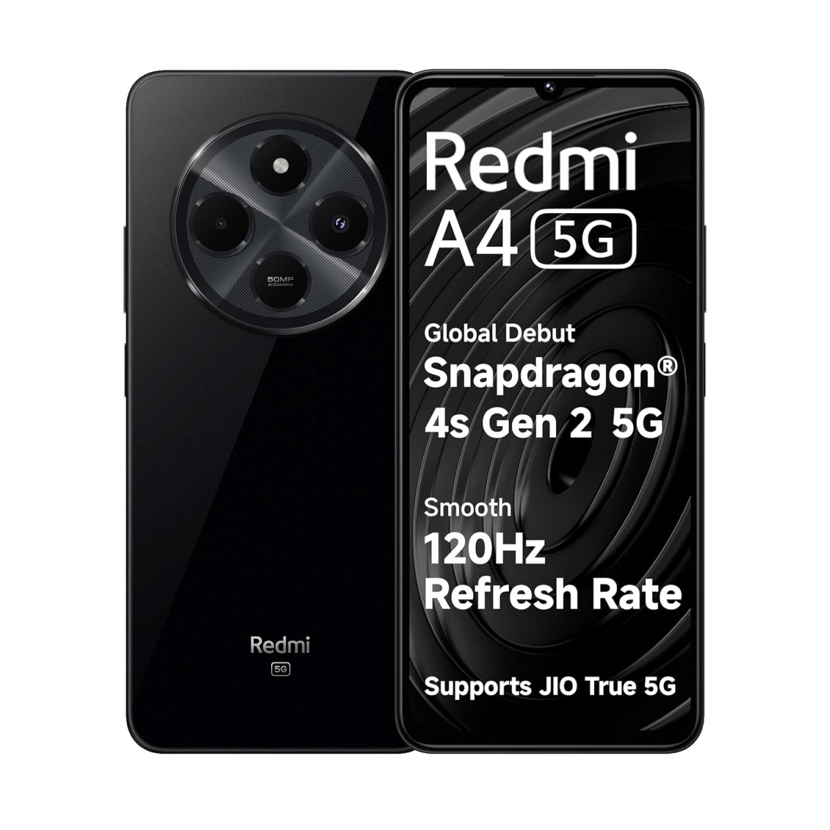 Redmi A4 5G (Sparkle Purple, 6GB RAM, 128GB Storage) | Global Debut SD 4s Gen 2 | Segment Largest 6.88in 120Hz | 50MP Dual Camera | 18W Fast Charging