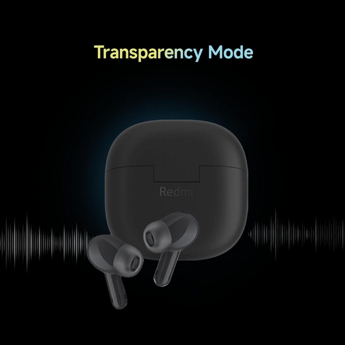 Redmi Buds 5C Bluetooth TWS in Ear Earbuds, Up to 40Db Hybrid Noise Cancellation, Quad Mic, Custom Eq, 10Mins Charge for 2Hours Life, Up to 36Hrs Playback, Gaming TWS| Acoustic Black