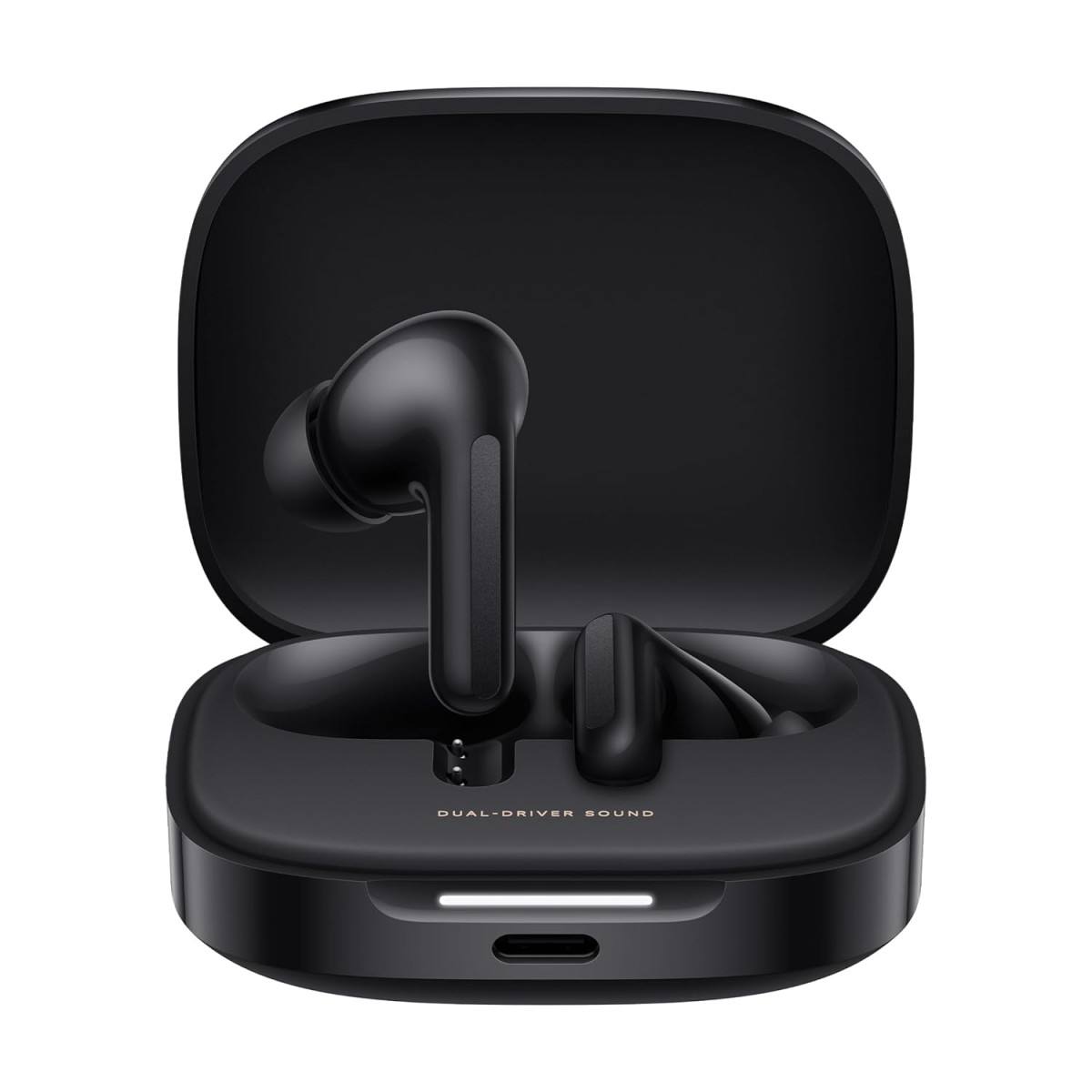 Redmi Buds 6, Dual Driver TWS in Ear Earbuds, 49dB Hybrid Active Noise Cancellation, Spatial Audio, Dual Device Connection, Quad Mic AI ENC, 42 Hrs Playtime, Custom EQ, Wireless Earbuds (Black)