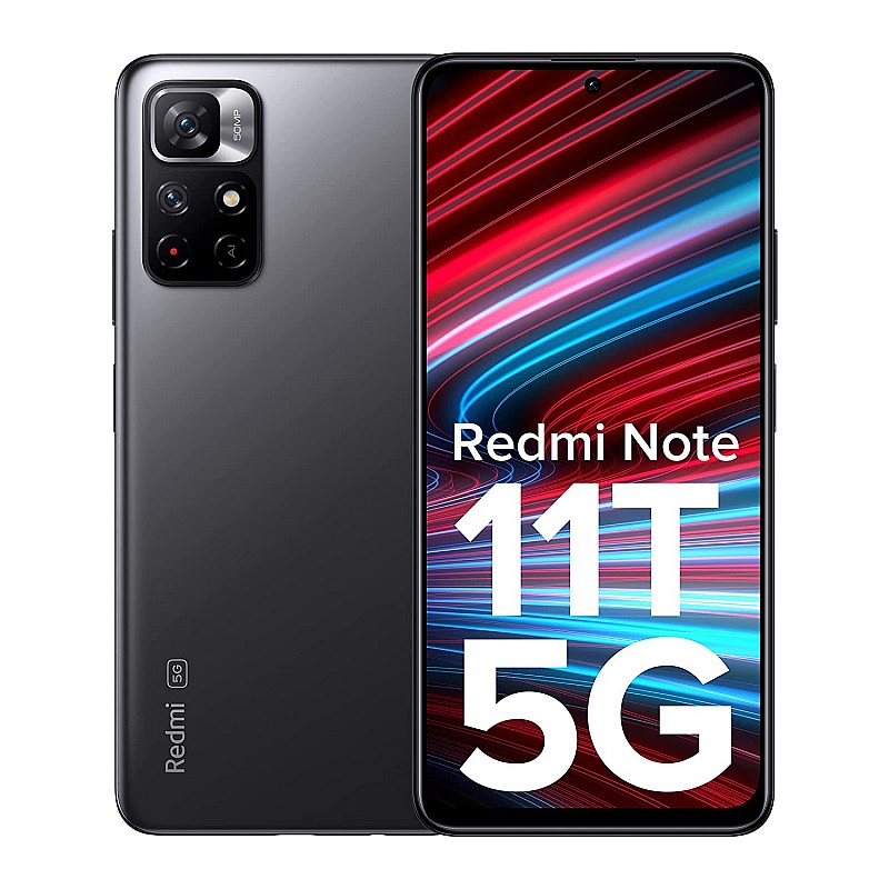 Redmi Note 11T 5G Matte Black 6GB RAM 128GB Storage Refurbished