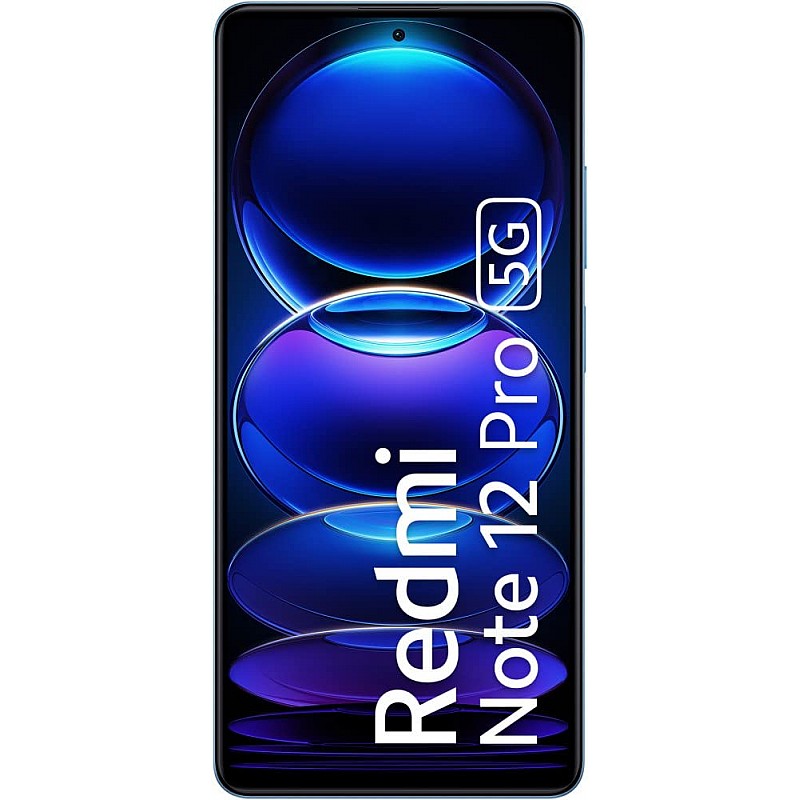 Redmi Note 12 Pro 5G (Glacier Blue, 8GB RAM, 256GB Storage)-refurbished 