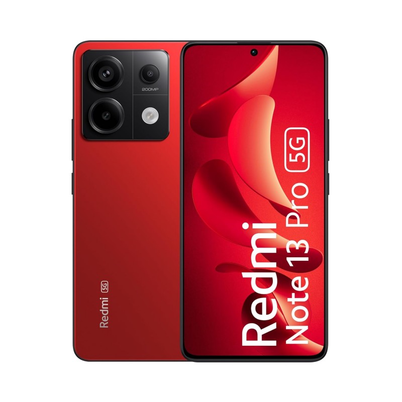 Redmi Note 13 Pro (Scarlet Red, 8GB RAM, 128GB Storage) | 1.5K AMOLED | 200MP Hi-Res Camera | Flagship 4nm SD 7s Gen 2 | 67W TurboCharge {open box} Redmi Note 13 Pro (Scarlet Red, 8GB RAM, 128GB Storage) | 1.5K AMOLED | 200MP Hi-Res Camera | Flagship 4nm SD 7s Gen 2 | 67W TurboCharge {open box}