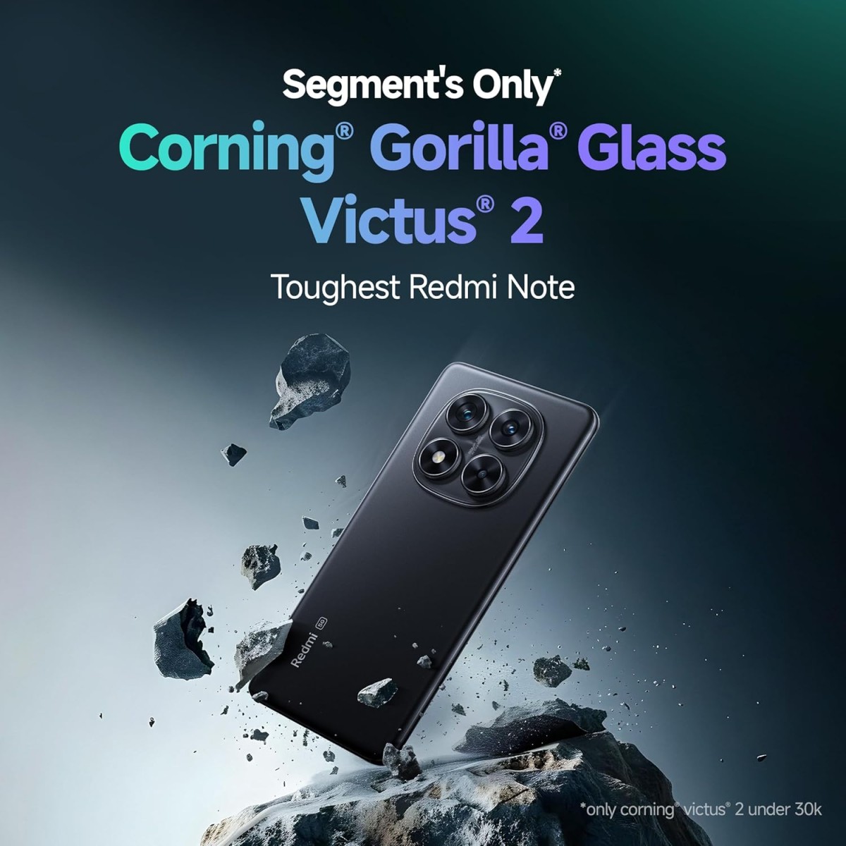 (Refurbished) Redmi Note 14 Pro 5G (Titan Black, 8GB RAM, 128GB Storage) | 50 MP Sony Camera Setup | Corning Gorilla Glass Victus 2 | 1.5K 3D Curved