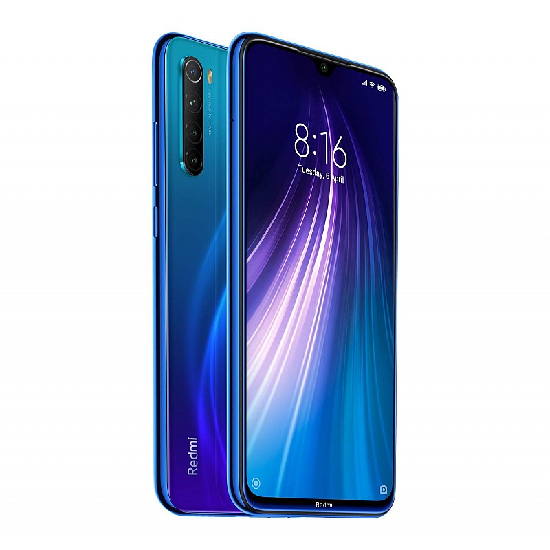 Redmi Note 8 (Neptune Blue, 4GB RAM, 64GB Storage) | Snapdragon 665 Processor | 48 MP Quad Camera-refurbished 