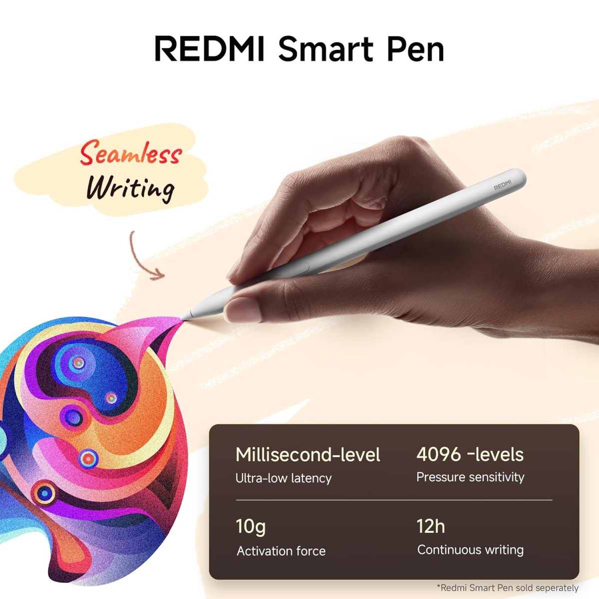 Redmi Pad 2 Wi-Fi + Cellular, Active Pen Support, 27.94cm(11") Model, 2.5K Sharp & Clear Display, 8GB, 256GB, All Day & More 9000mAh Battery, AI-Enabled, Dolby Atmos, HyperOS 2, Graphite Grey Redmi Pad 2 Wi-Fi + Cellular, Active Pen Support, 27.94cm(11") Model, 2.5K Sharp & Clear Display, 8GB, 256GB, All Day & More 9000mAh Battery, AI-Enabled, Dolby Atmos, HyperOS 2, Graphite Grey
