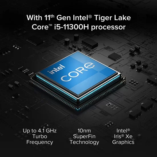 RedmiBook Pro Intel Core i5 11th Gen H Series 15.6-inch Thin and Light Laptop 8GB/512 GB SSD/Windows 11Charcoal Gray