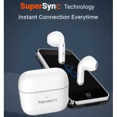 Fire-Boltt Fire Pods Ninja G201 In Ear Earbuds TWS IWP HD Calls, Quick Charge 24hrs playba