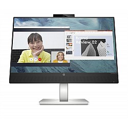 HP M24 23.8-inch(60.45 cm) FHD IPS 3-Sided Micro-Edge Screen, Eyesafe Certified,AMD FreeSync, 5 MP Webcam,75Hz, 99% sRGB,Flicker Free, 1xHDMI 1.4, 300 nits(459J4AA), M24 Webcam Monitor, Black