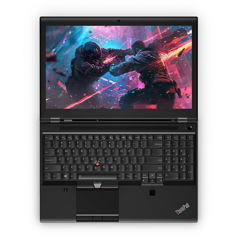 (Refurbished) Lenovo ThinkPad P50 6th Gen Intel Core i7 7gen  Workstation FHD Laptop (16 GB DDR4 RAM, 256 GB SSD, 15.6" (39.6 cm) FHD, 2GB GDDR5 NVIDIA Graphics Card, Windows 11, MS Office), Black