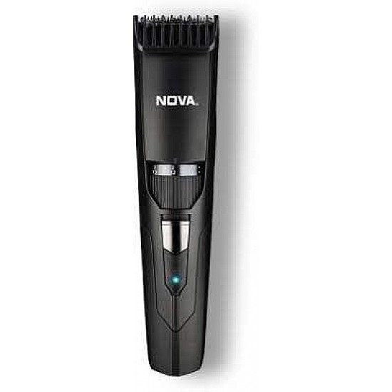 NOVA NHT 1052 USB Trimmer 90 min Runtime 40 Length Settings (Black)