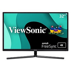  ViewSonic VX3211-4K-MHD 32 inch VA Technology 4K Ultra HD Resolution Monitor (Dual HDMI, DP Port, 300 nits Brightness, Dual Speakers, PIP Enabled, HDR10, AMD FreeSync, 95% NTSC, Stylish), 