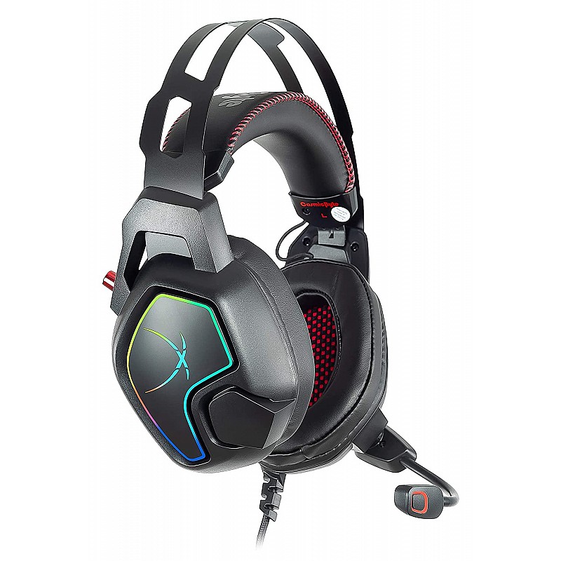 Cosmic Byte Equinox Europa 7.1 USB Dual Driver Gaming Headset with Software, Spectra RGB LED and ENC Microphone