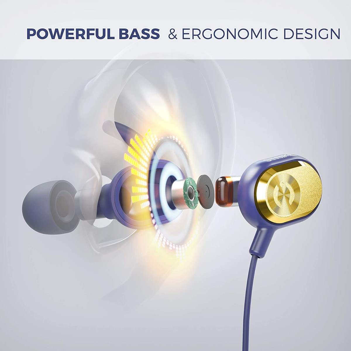 MuveAcoustics Strike MA-1060IB Bluetooth Wireless Earphones