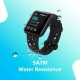 Redmi GPS REDMIWT02 Watch Black Strap, Regular