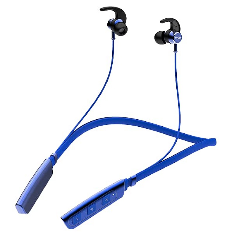 boAt Rockerz 238 Bluetooth neckband headset  (Blue, In the Ear)