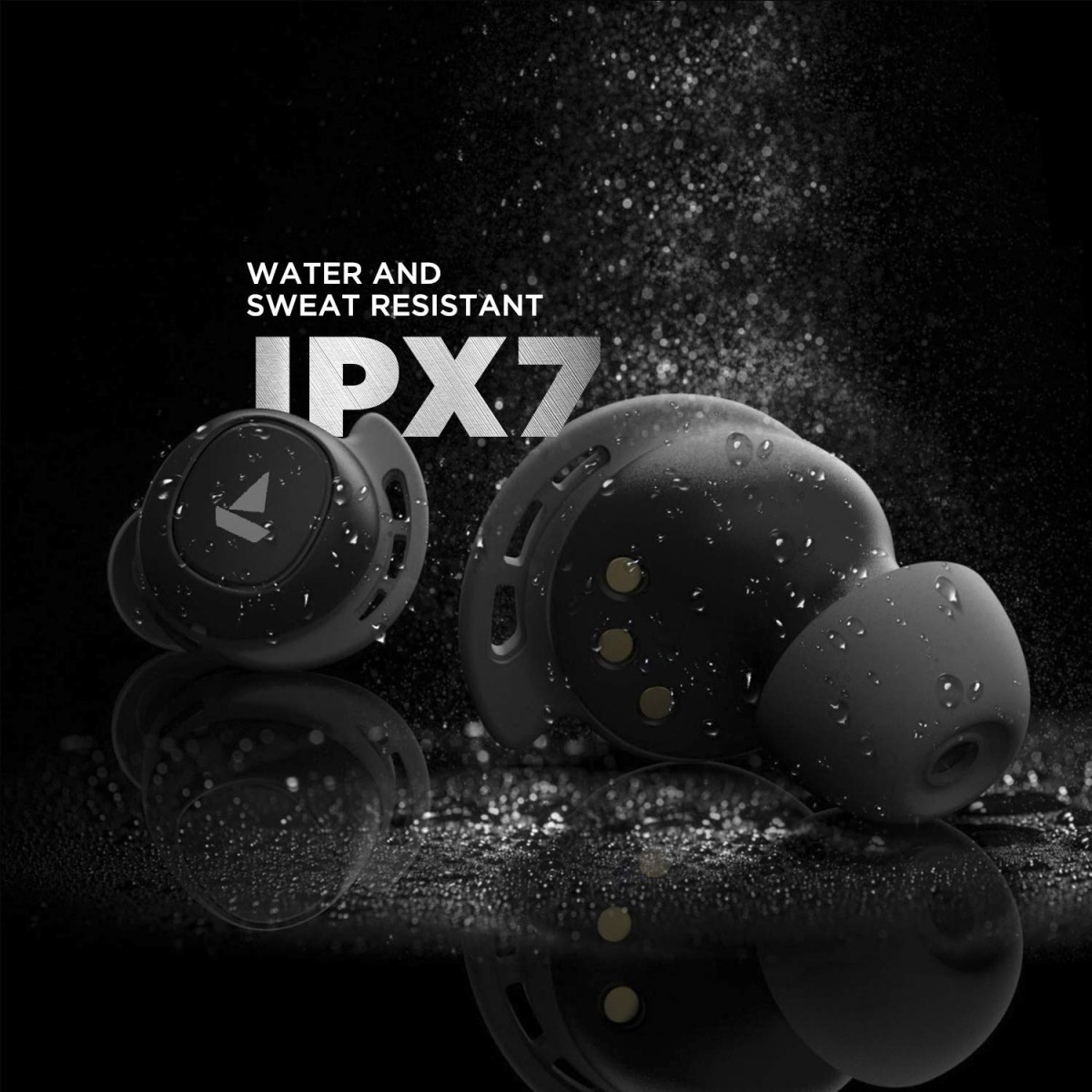 Boat airdopes 441 bluetooth truly wireless in ear earbuds with mic active black