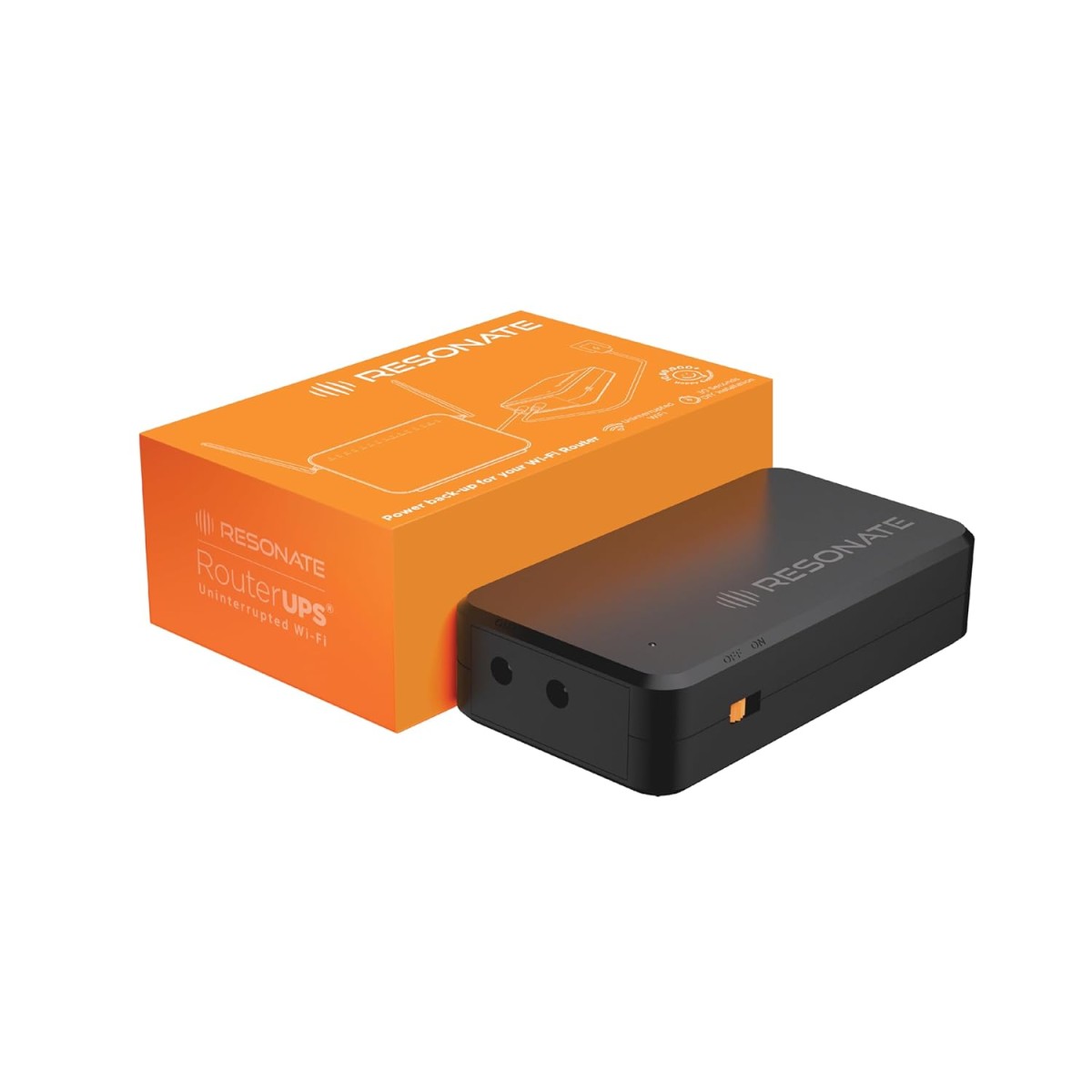 Resonate RouterUPS Gen2 | Original Router UPS for 12V WiFi Router & Modem (Supports up to 2A) (7800mAh - 95% Longer Power Backup) Resonate RouterUPS Gen2 | Original Router UPS for 12V WiFi Router & Modem (Supports up to 2A) (7800mAh - 95% Longer Power Backup)