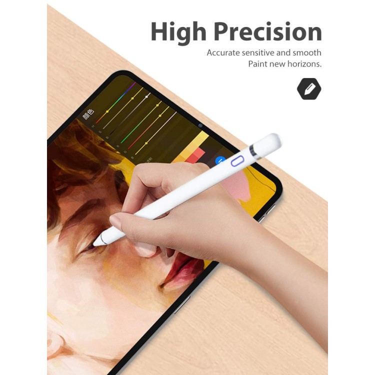 Robustrion Active Stylus Pen Rechargeable Pencil Digital Stylus Pen (No Palm Rejection) Robustrion Active Stylus Pen Rechargeable Pencil Digital Stylus Pen (No Palm Rejection)