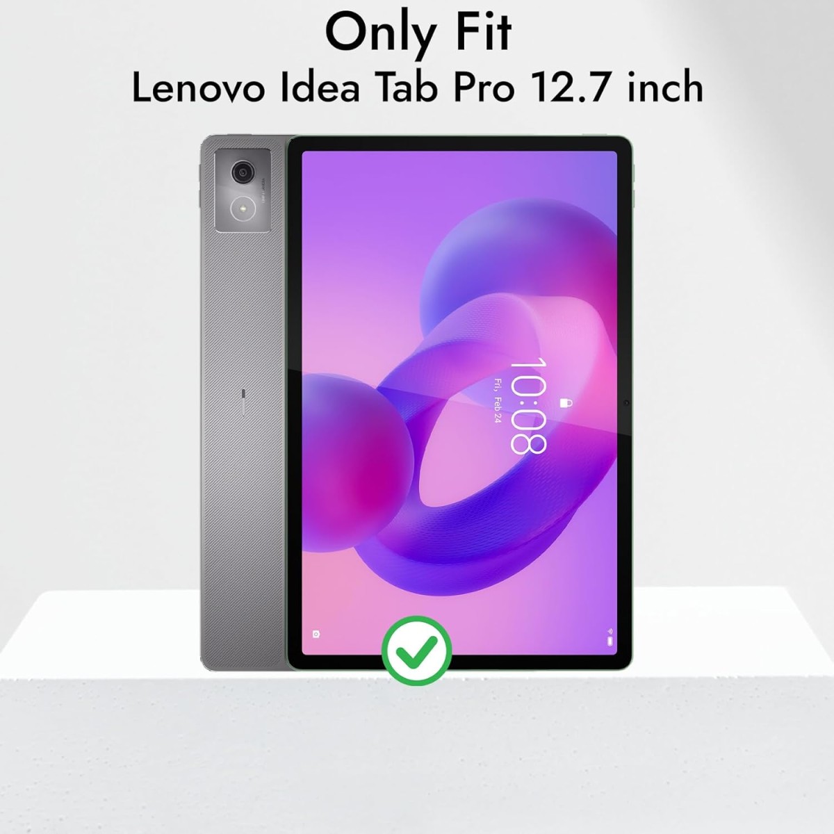 Robustrion Case for Lenovo Idea Tab Pro 12.7 inch Cover Case, Trifold Flip Cover for Lenovo Idea Tab Pro Case 12.7 inch [Auto Sleep Wake Support] - Stars