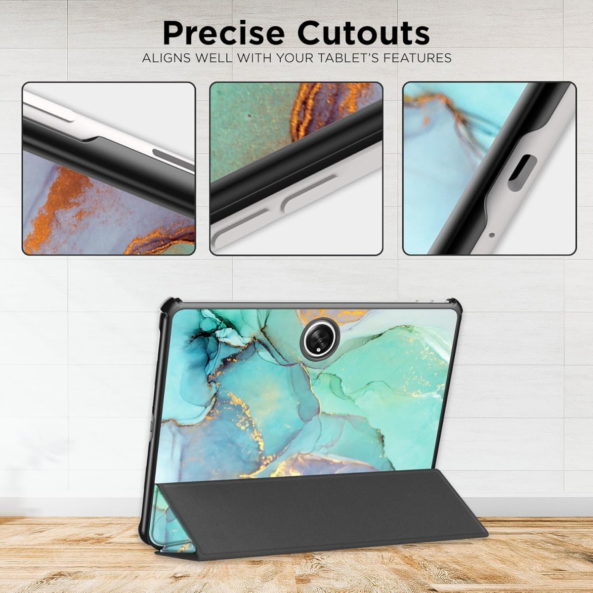 Robustrion Cover Case for OnePlus Pad 2 12.1 inch Cover, Flip Cover Case for OnePlus Pad 2 12.1 inch [Auto Sleep Wake Support] - Dark Green