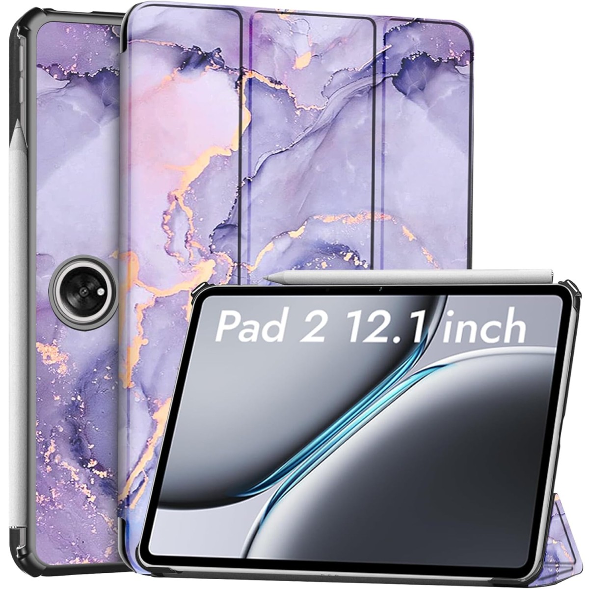 Robustrion Cover Case for OnePlus Pad 2 12.1 inch Cover, Flip Cover Case for OnePlus Pad 2 12.1 inch [Auto Sleep Wake Support] - Dark Green