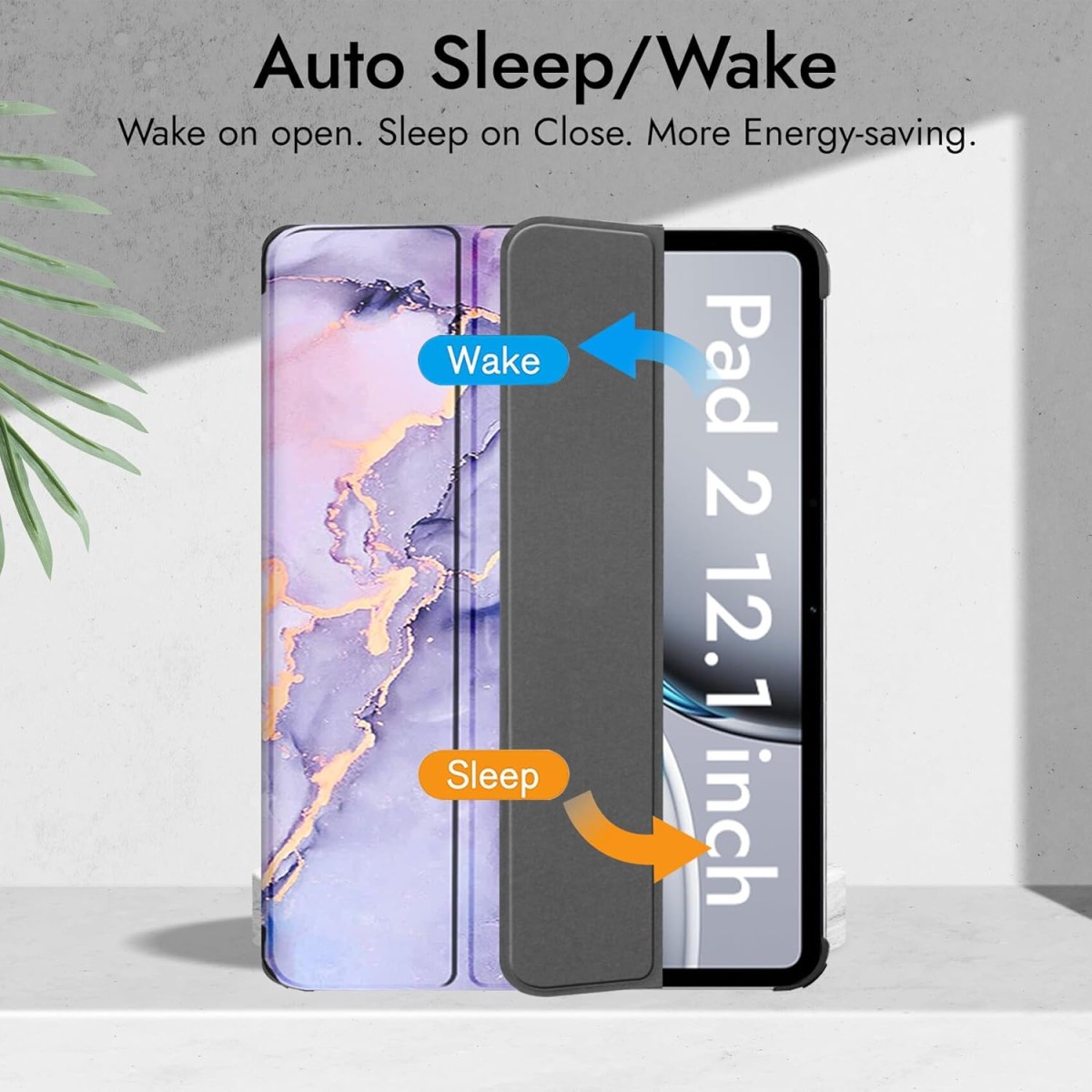 Robustrion Cover Case for OnePlus Pad 2 12.1 inch Cover, Flip Cover Case for OnePlus Pad 2 12.1 inch [Auto Sleep Wake Support] - Dark Green