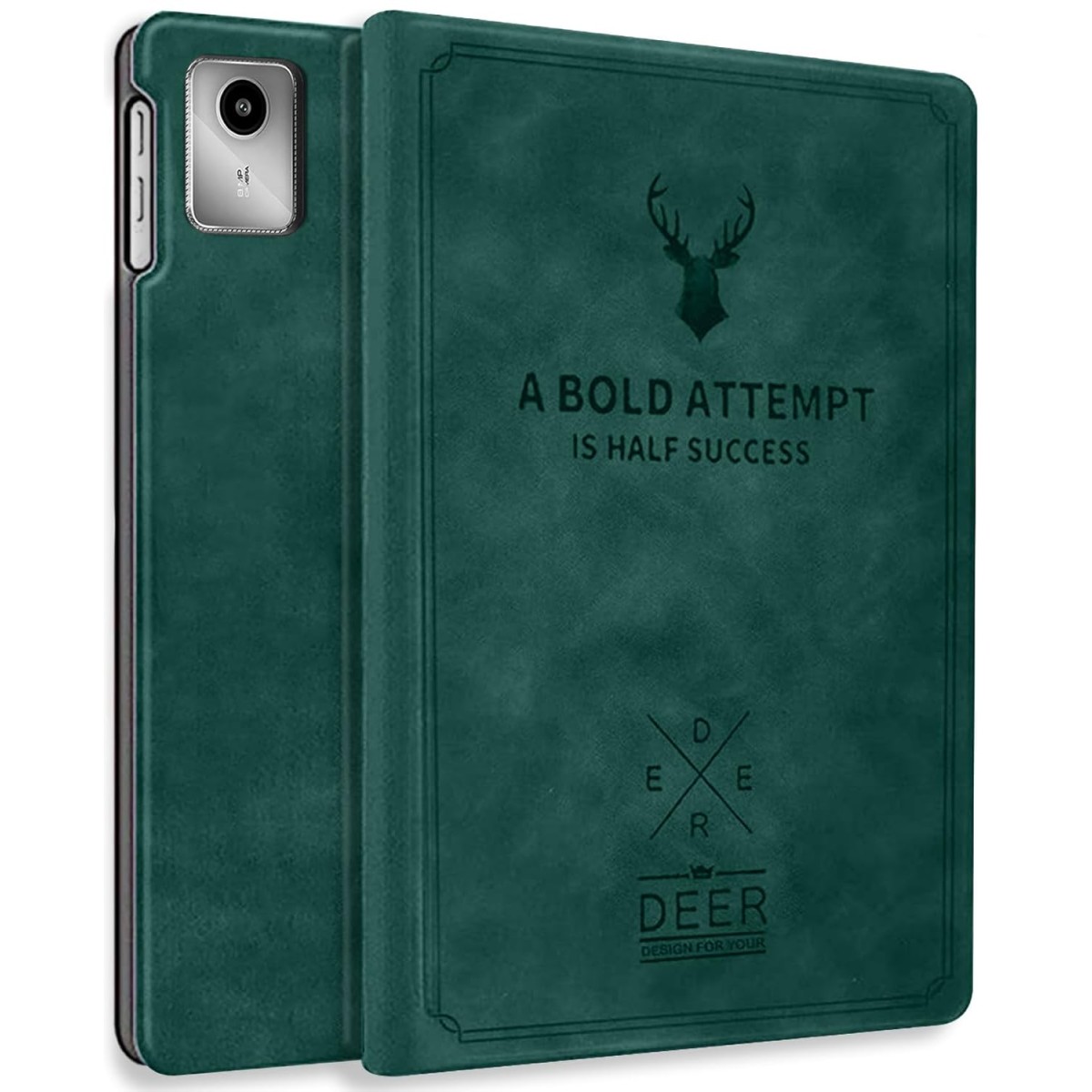 Robustrion Cover for Lenovo Tab M11 Cover Case, Flip Cover for Lenovo Tab M11 Tablet 11 inch [ Auto Sleep Wake Support] - Deer Dark Green