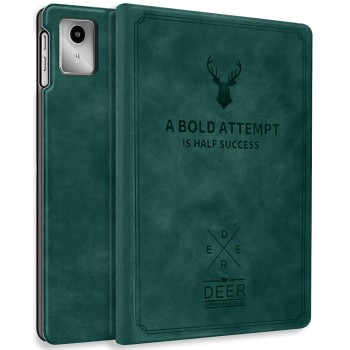 Robustrion Cover for Lenovo Tab M11 Cover Case, Flip Cover for Lenovo Tab M11 Tablet 11 inch [ Auto Sleep Wake Support] - Deer Dark Green