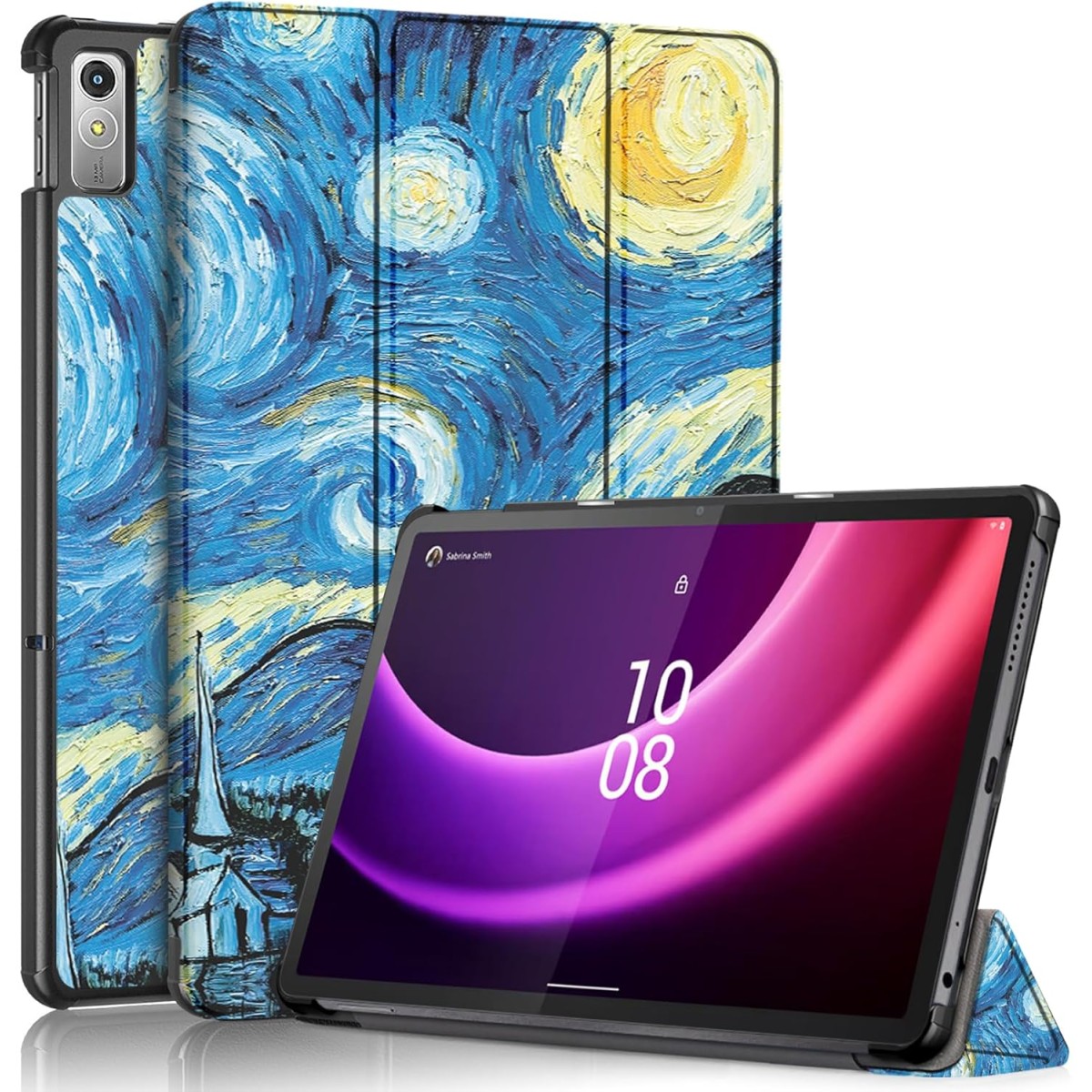 Robustrion Cover for Lenovo Tab P11 2nd Gen 11.5 inch Cover Case, Flip Stand Cover Case for Lenovo P11 2nd Generation Tablet 11.5 inch (ZABG0285IN) TB-350FU [Supports Auto Sleep Wake] - Black