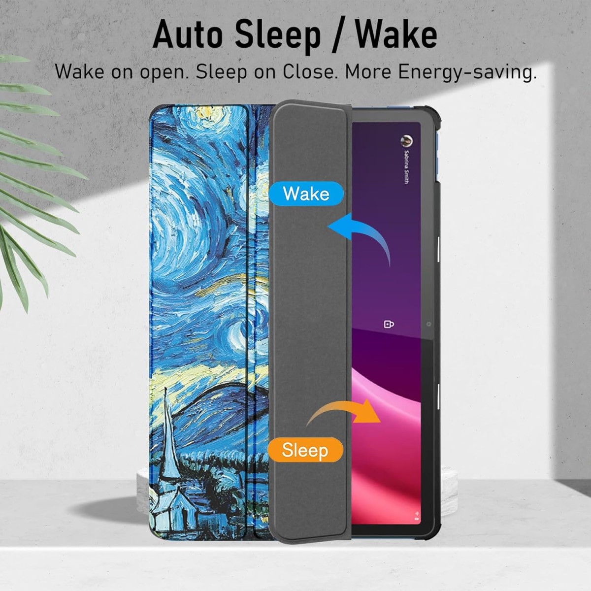 Robustrion Cover for Lenovo Tab P11 2nd Gen 11.5 inch Cover Case, Flip Stand Cover Case for Lenovo P11 2nd Generation Tablet 11.5 inch (ZABG0285IN) TB-350FU [Supports Auto Sleep Wake] - Black