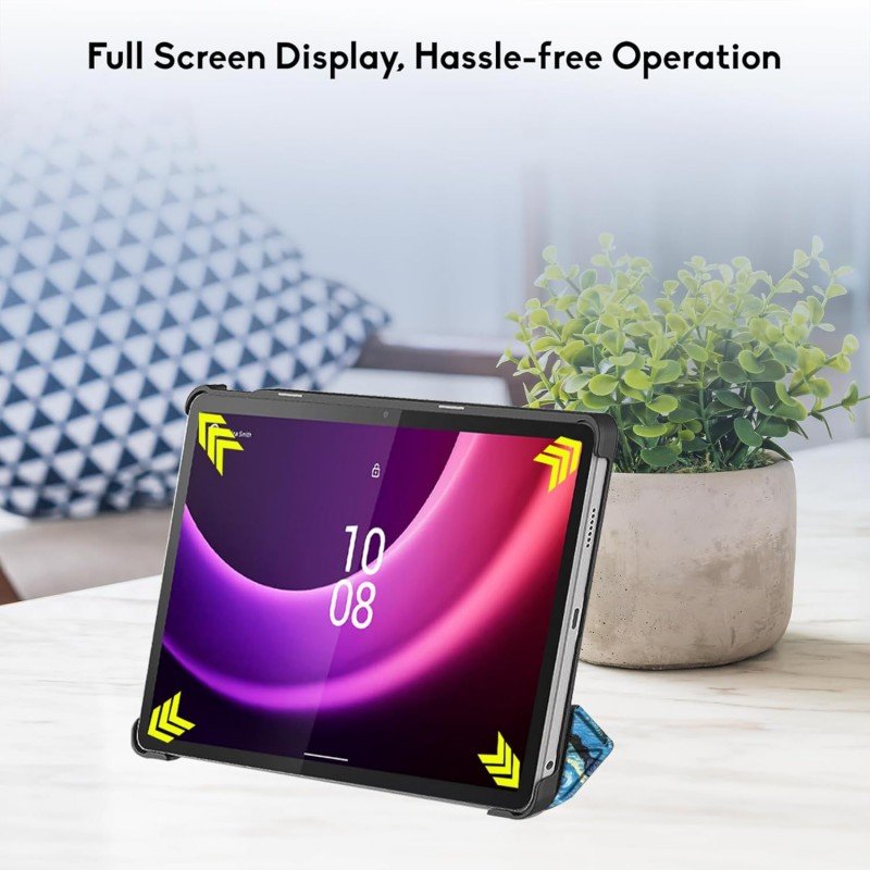 Robustrion Cover for Lenovo Tab P11 2nd Gen 11.5 inch Cover Case, Flip Stand Cover Case for Lenovo P11 2nd Generation Tablet 11.5 inch (ZABG0285IN) TB-350FU [Supports Auto Sleep Wake] - Black