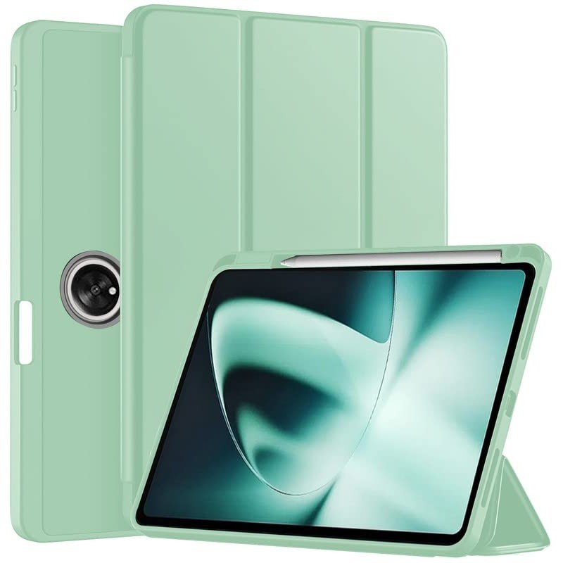 Robustrion Cover for OnePlus Pad Cover Case 11.61 inch Flip Stand Back Cover with Pencil Holder - Light Green Robustrion Cover for OnePlus Pad Cover Case 11.61 inch Flip Stand Back Cover with Pencil Holder - Light Green