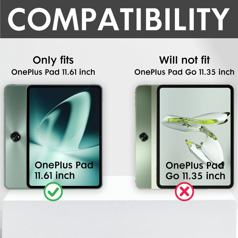 Robustrion Cover for OnePlus Pad Cover Case 11.61 inch Flip Stand Back Cover with Pencil Holder - Light Green Robustrion Cover for OnePlus Pad Cover Case 11.61 inch Flip Stand Back Cover with Pencil Holder - Light Green